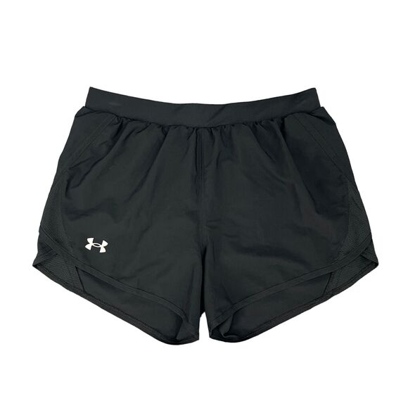 Under Armour Short Womens S Small Black Fly By Running Loose HeatGear Inner Line - Picture 1 of 14